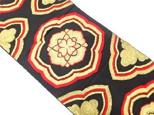 アンティーク　華文模様織出し袋帯（着用可）